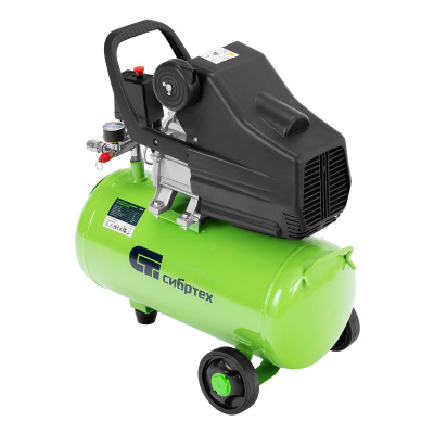 Компрессор с набором КК-1500/24 ПЛЮС, 1.5 кВт, 198 л/мин, 24 л, прямой привод, масляный Сибртех по ценам производителя в Москве с доставкой по всей России