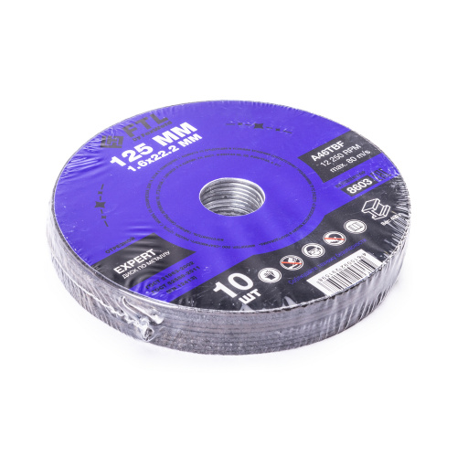 Круг отрезной по металлу FTL Expert 125 х 1,6 х 22,2 мм A46TBF по ценам производителя в Москве с доставкой по всей России