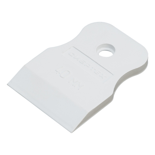 Шпатель, белая резина, 40 мм Сибртех по ценам производителя в Москве с доставкой по всей России