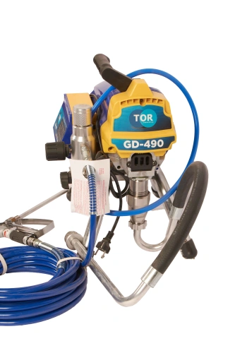 Окрасочный аппарат поршневой 290 бар, 2,2 кВт, 220 В  TOR GD-490 по ценам производителя в Москве с доставкой по всей России