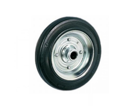 Колесо литая резина C 46 100 мм без втулки, чашек и болта (N) по ценам производителя в Москве с доставкой по всей России