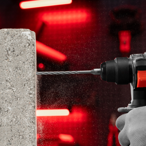 Бур по бетону, 5 x 160 мм, SDS PLUS c крестовой пластиной Matrix по ценам производителя в Москве с доставкой по всей России