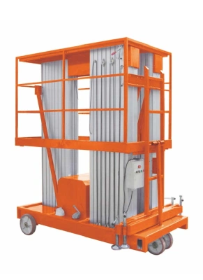 Подъемник мачтовый аккумуляторный 250 кг 15/17 м TOR GTWY15-320 DC 3-мачтовый