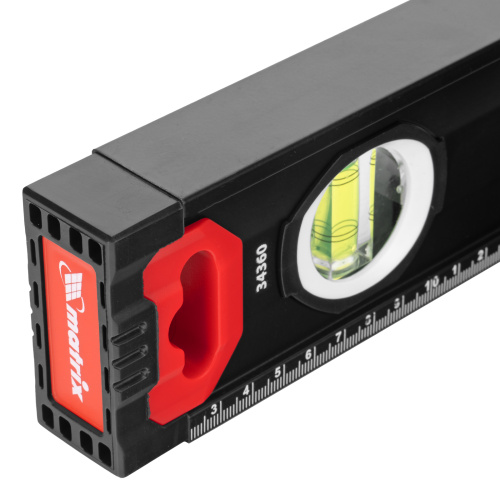 Уровень алюминиевый, усиленный, фрезерованный, 3 глазка, 400 мм Matrix по ценам производителя в Москве с доставкой по всей России