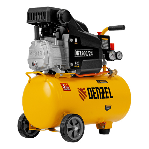 Компрессор воздушный DK1500/24, Х-PRO 1.5 кВт, 230 л/мин, 24 л Denzel по ценам производителя в Москве с доставкой по всей России