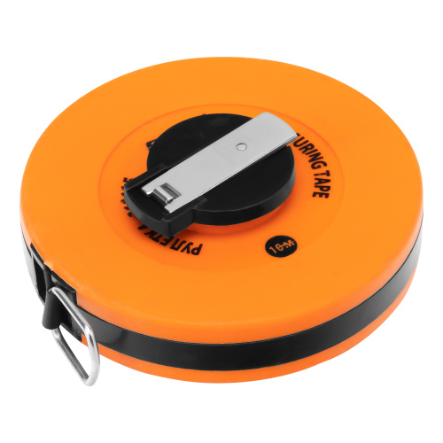 Рулетка геодезическая, 10 м х 12,5 мм, лента ПВХ, закрытый круглый корпус Sparta по ценам производителя в Москве с доставкой по всей России