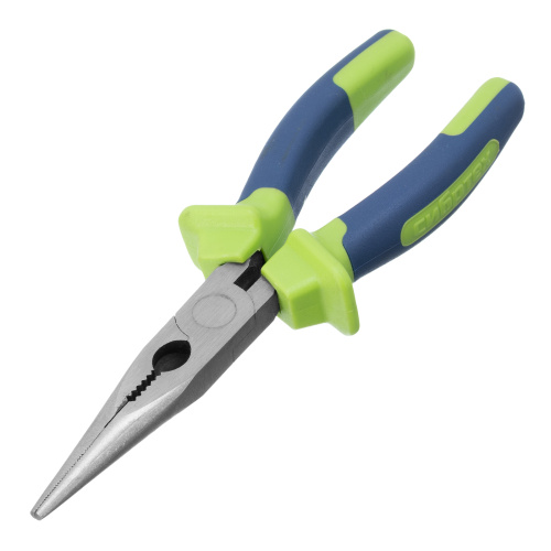 Длинногубцы прямые, 180 мм, двухкомпонентные рукоятки Сибртех по ценам производителя в Москве с доставкой по всей России