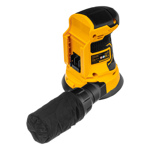 Машина шлифовальная эксцентриковая аккумуляторная COS-125-0, 18В Li-Ion Denzel по ценам производителя в Москве с доставкой по всей России