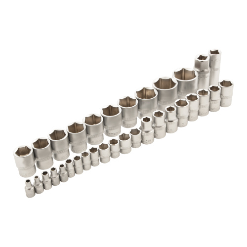 Набор инструментов 94 предмета, CrV, 1/2", 1/4" Сибртех по ценам производителя в Москве с доставкой по всей России