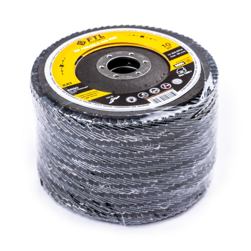 Круг лепестковый для шлифования по нержавеющей стали FTL Ergo 29 цирконий 125 х 22,2 мм P80 купить в Москве с доставкой по всей России | ProtosMarket.ru