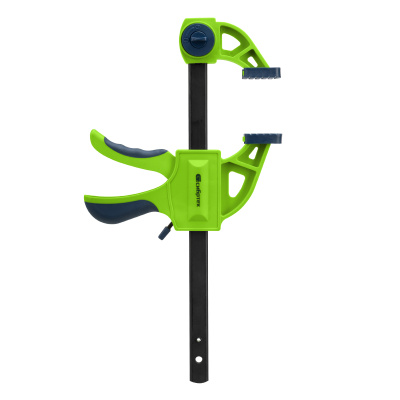 Струбцина F-образная, быстрозажимная, 150 х 70 х 360 мм, пластиковый корпус, фиксатор, двухкомпонентная рукоятка Сибртех по ценам производителя в Москве с доставкой по всей России