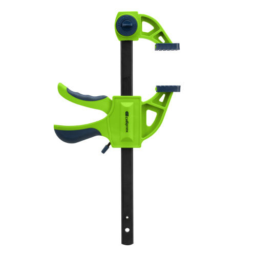 Струбцина F-образная, быстрозажимная, 150 х 70 х 360 мм, пластиковый корпус, фиксатор, двухкомпонентная рукоятка Сибртех по ценам производителя в Москве с доставкой по всей России