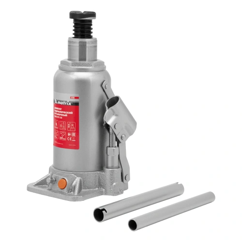 Домкрат гидравлический бутылочный, 16 т, h подъема 230-460 мм Matrix по ценам производителя в Москве с доставкой по всей России