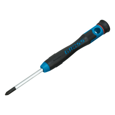 Набор отверток для точной механики, CrMo, двухкомпонентные рукоятки, 6 шт, пластиковый бокс Gross по ценам производителя в Москве с доставкой по всей России