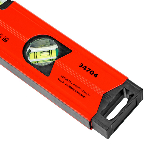 Уровень алюминиевый магнитный, 400 мм, фрезерованный, 3 глазка (1 зеркальный) усиленный Matrix по ценам производителя в Москве с доставкой по всей России