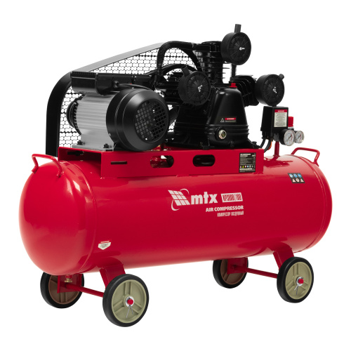 Компрессор воздушный ременный привод КР3000/100  3,0 кВт, 100 литров, 510 л/мин МТХ по ценам производителя в Москве с доставкой по всей России