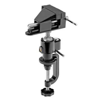 Тиски настольные, многофункциональные, сменная насадка, хомут для дрели, шарнирный механизм, 70 мм Matrix по ценам производителя в Москве с доставкой по всей России