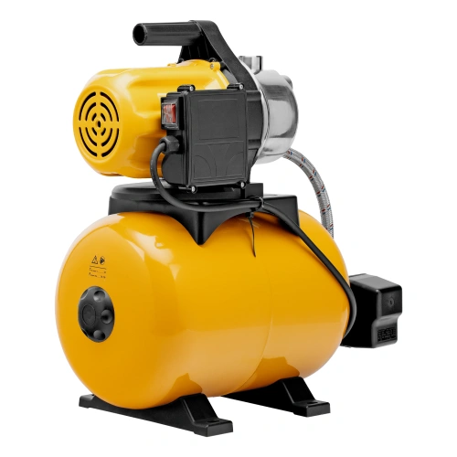 Насосная станция PS800X, 800 Вт, 3200 л/ч, ресивер 24 л, подъем 38 м, нержавейка Denzel по ценам производителя в Москве с доставкой по всей России