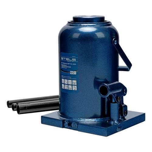 Домкрат гидравлический бутылочный, 50 т, h подъема 280-450 мм Stels по ценам производителя в Москве с доставкой по всей России