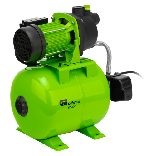 Насосная станция НС650-П, 650 Вт, напор 37 м, 3200 л/ч, ресивер 19 л Сибртех по ценам производителя в Москве с доставкой по всей России
