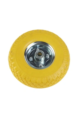 Колесо литое полиуретановое 260 мм PU 1804 с железным ободом (20 мм шариковый подишпник) по ценам производителя в Москве с доставкой по всей России