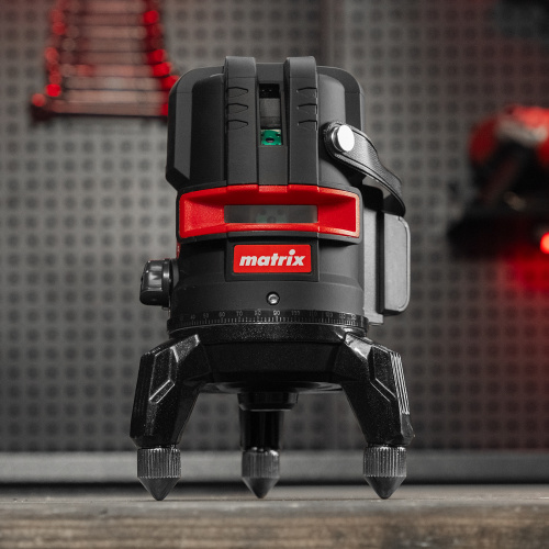 Лазерный уровень ML 06 Green, 30 м, 520 нм, аккумулятор Li 2800 мАч, резьба 5/8" Matrix по ценам производителя в Москве с доставкой по всей России