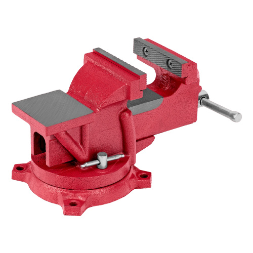 Тиски слесарные, 100 мм, поворотные, с наковальней Matrix по ценам производителя в Москве с доставкой по всей России