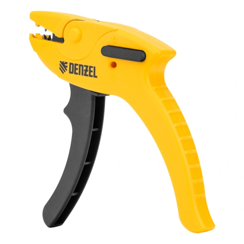 Щипцы для зачистки электропроводов, сечением 0,2-6 мм2, функция обрезания проводов Denzel по ценам производителя в Москве с доставкой по всей России