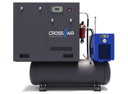 Винтовой компрессор с осушителем CrossAir CA22-8GA-500DRY (IP23) по ценам производителя в Москве с доставкой по всей России