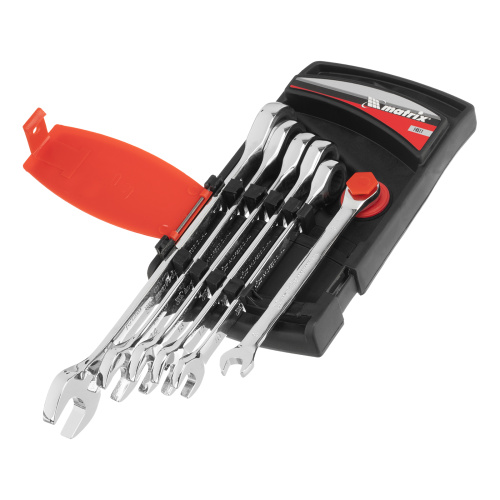 Набор ключей комбинированных, трещеточных 6 шт Matrix по ценам производителя в Москве с доставкой по всей России