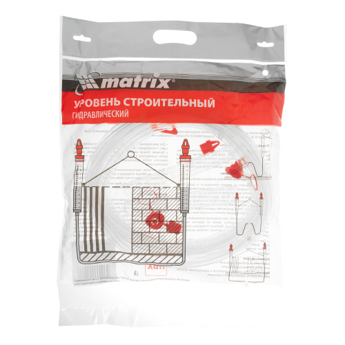 Гидроуровень,удлиненная колба, рельефная градуировка, 10м Matrix по ценам производителя в Москве с доставкой по всей России