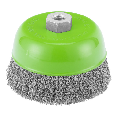 Щетка для УШМ, 125 мм, М14, "чашка", витая проволока Сибртех по ценам производителя в Москве с доставкой по всей России