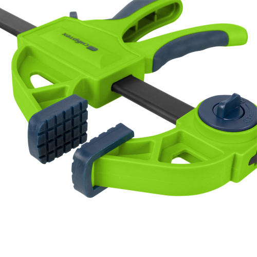 Струбцина F-образная, быстрозажимная, 150 х 70 х 360 мм, пластиковый корпус, фиксатор, двухкомпонентная рукоятка Сибртех по ценам производителя в Москве с доставкой по всей России