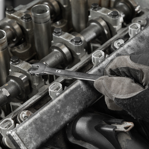 Набор ключей комбинированных 6-17 мм, 6 шт., CrV, матовый хром Stels по ценам производителя в Москве с доставкой по всей России