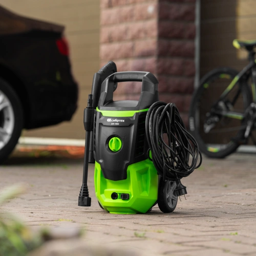 Моечная машина высокого давления АМ-1800, 1800 Вт, 140 бар, 350 л/ч, колесная Сибртех по ценам производителя в Москве с доставкой по всей России