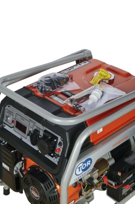 Генератор бензиновый 9,0 кВт 220В 26 л с электростартером и колесами TOR KM13000H по ценам производителя в Москве с доставкой по всей России