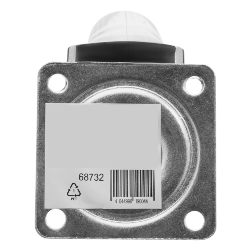 Колесо ПУ прозрачное поворотное d-50 мм, крепление платформенное Сибртех по ценам производителя в Москве с доставкой по всей России