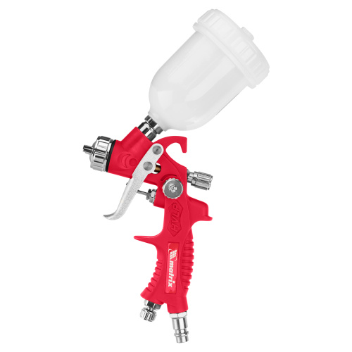 Краскораспылитель HVLP пневмат. с верхним бачком V= 0,1 л, сопло диаметром 0.8 мм Matrix по ценам производителя в Москве с доставкой по всей России