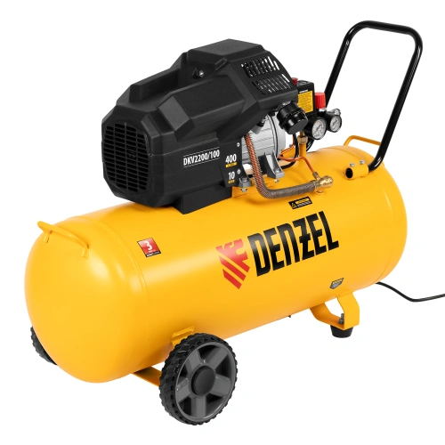 Компрессор воздушный DKV2200/100, Х-PRO 2.2 кВт, 400 л/мин, 100л Denzel по ценам производителя в Москве с доставкой по всей России