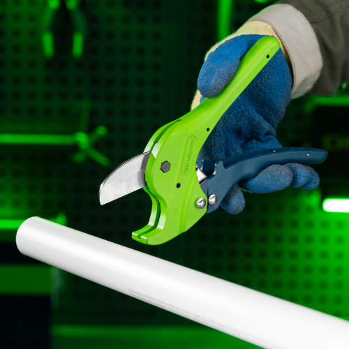 Ножницы для резки изделий из пластика, усиленные, полуавтомат, D до 35 мм Сибртех по ценам производителя в Москве с доставкой по всей России