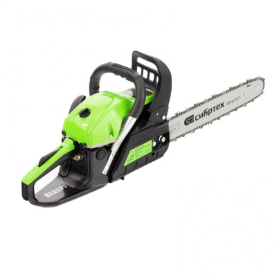 Пила цепная бензиновая ПЦБ-4540, шина 40 см, 45 см3, 2.9 л.с, шаг 0.325, паз 1.5 мм, 64 звена Сибртех по ценам производителя в Москве с доставкой по всей России