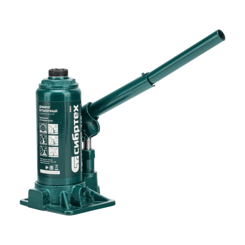 Домкрат гидравлический бутылочный, 5 т, 180-340 мм Сибртех по ценам производителя в Москве с доставкой по всей России