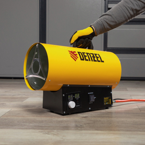 Газовая тепловая пушка GHG-15i, 15 кВт, цифровой термостат, пропан-бутан Denzel по ценам производителя в Москве с доставкой по всей России