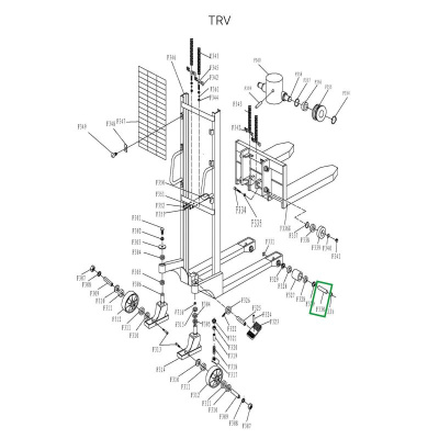Ось подвильного ролика для TRV по ценам производителя в Москве с доставкой по всей России