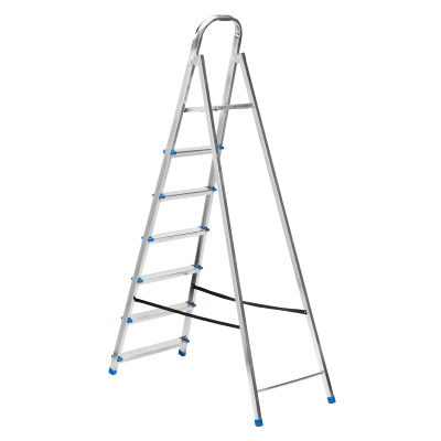 Стремянка, 7 ступеней, стальная, оцинкованная Сибртех по ценам производителя в Москве с доставкой по всей России