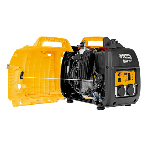 Генератор инверторный GT-2200iS, 2.2 кВт, 230 В, бак 4 л, закрытый корпус, ручной старт Denzel по ценам производителя в Москве с доставкой по всей России