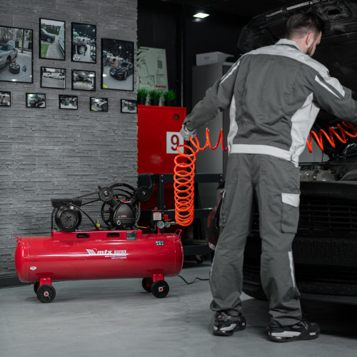 Компрессор воздушный ременный привод КР2500/80, 2,5 кВт, 80 литров, 420 л/мин МТХ по ценам производителя в Москве с доставкой по всей России