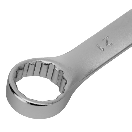 Ключ комбинированный, 21 мм, CrV, матовый хром Stels по ценам производителя в Москве с доставкой по всей России