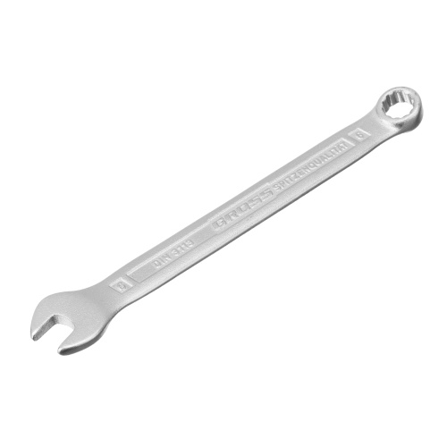 Ключ комбинированный 6 мм, CrV, холодный штамп Gross по ценам производителя в Москве с доставкой по всей России