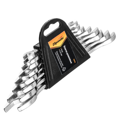 Набор ключей рожковых, 6 х 22 мм, 8 шт, хромированные Sparta по ценам производителя в Москве с доставкой по всей России